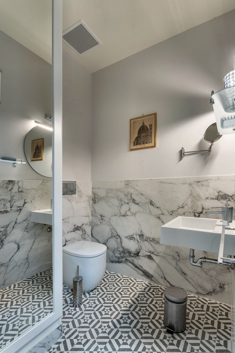 Marble bathroom