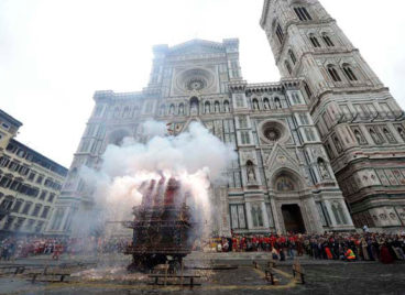 Cart Fire at Florence